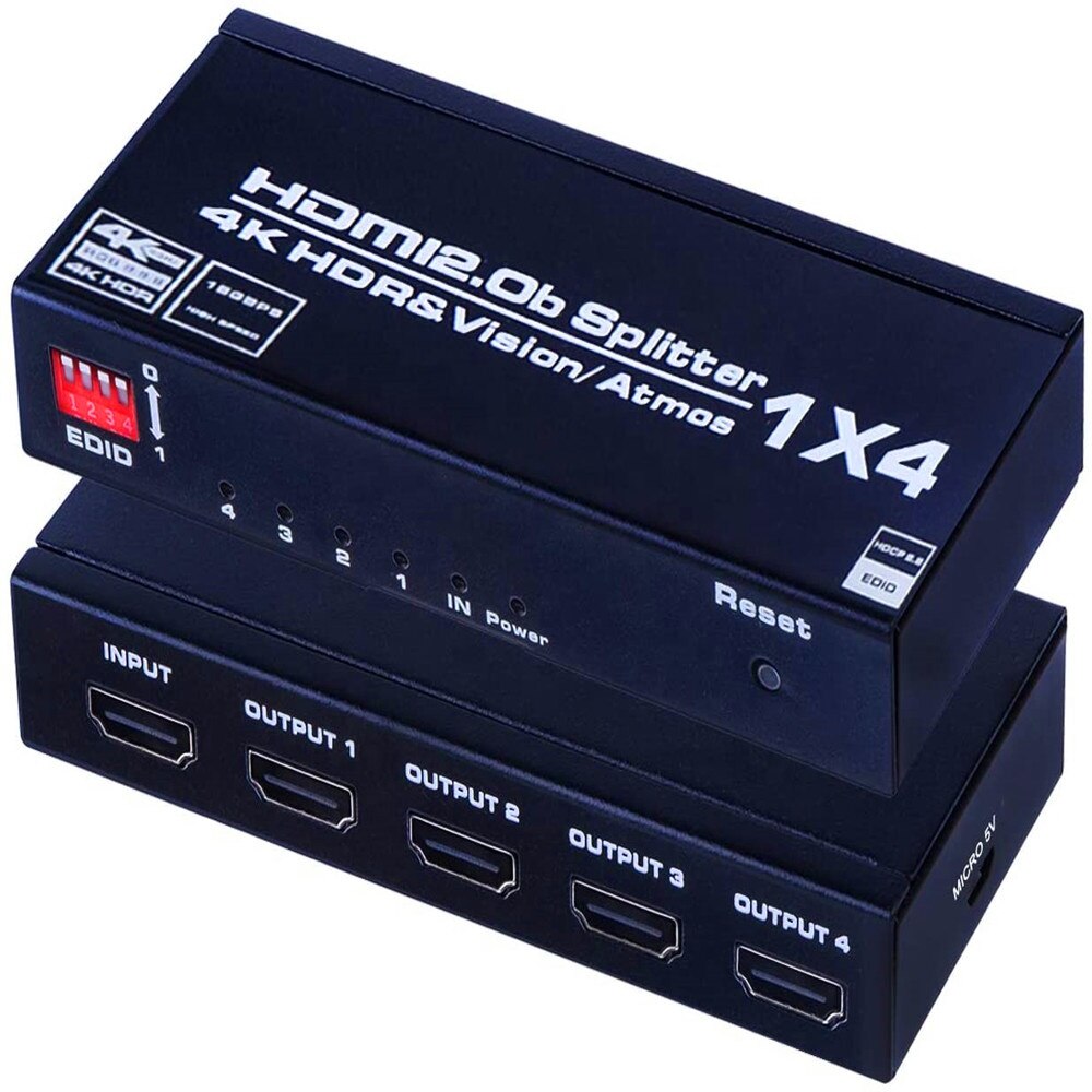 HDMI2.0 й 1 in 4 Out 4K 60Hz HDMI й 1x4 ..
